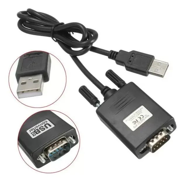 ADATADOR RS232 USB  (DE USB A SERIAL RS232)