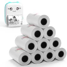 Rollos de papel térmico para Mini impresora (5 Rollos)
