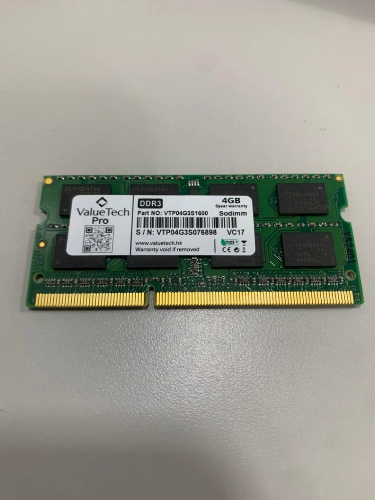 [0100-050] MEMORIA DDR3 DE 4GB VALUE TECH PRO