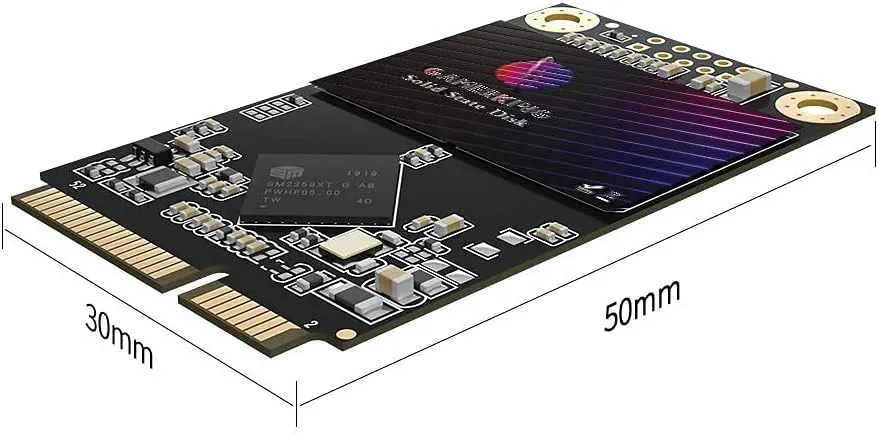 [0100-041] GAMERKING SSD Msata - Unidad interna de estado sólido de 120 GB, disco duro de alto rendimiento SATA 6 Gb/s