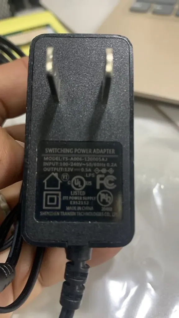 Cargador Transformador 12v 0.5amp