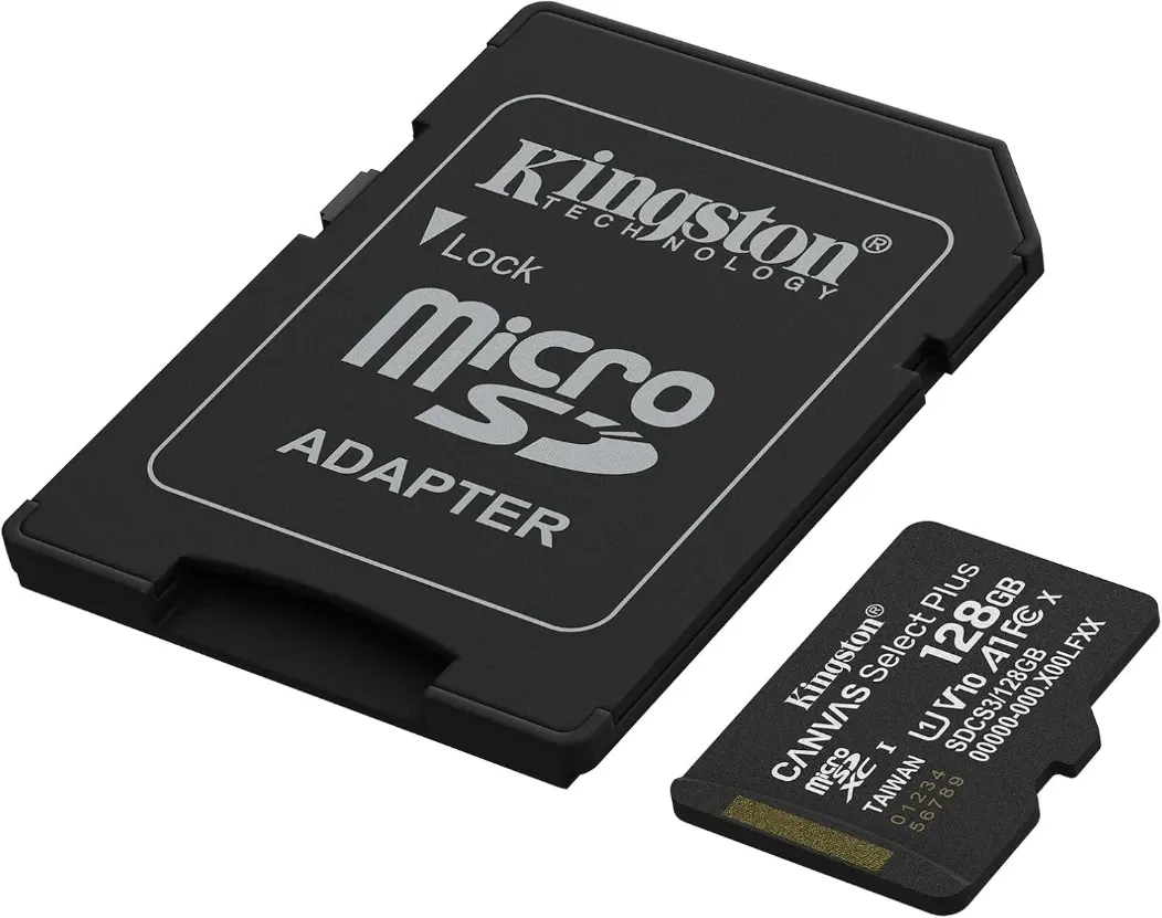 [0900-028] Memoria micro sd kingston canvas select plus clase 10 con velocidad de 100 mbs y capacidad de 128gb
