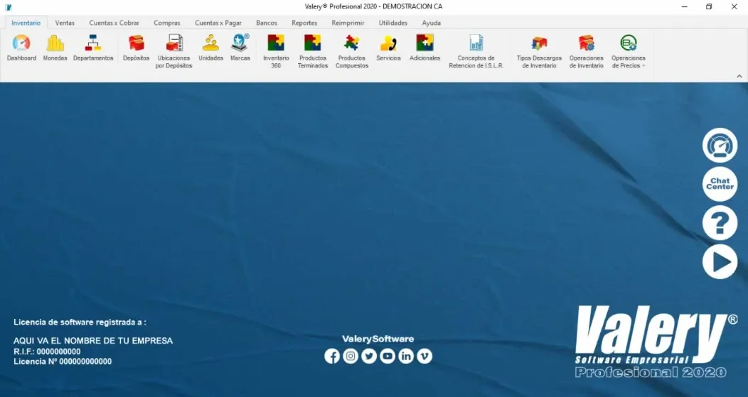 [0400-007] HOMOLOGACION VALERY SOFTWARE PRO  