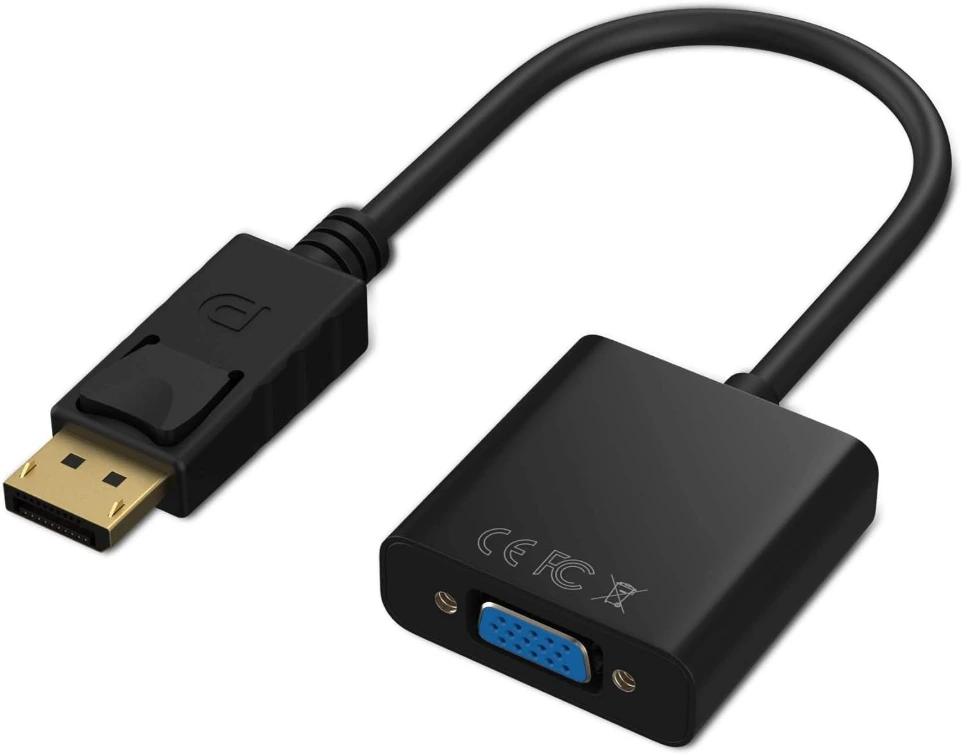 Adaptador - Convertidor De Video Displayport A Vga Monitor