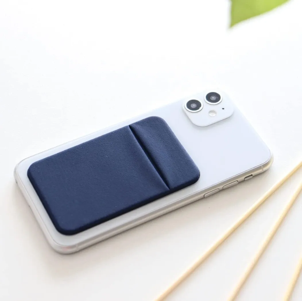 [0900-008] Billetera para teléfono adhesiva,tarjetero en la parte posterior del Telefono